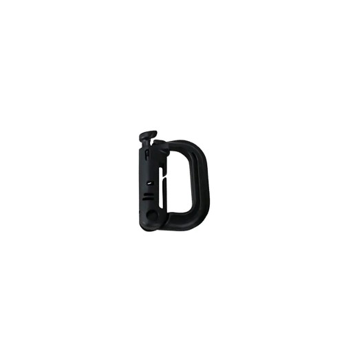 Rapid Locks Carabiner (SINGLE) BK, These tactical carabiners are designed to quickly and securely attach gear to MOLLE systems, including vests, backpacks, and other compatible equipment